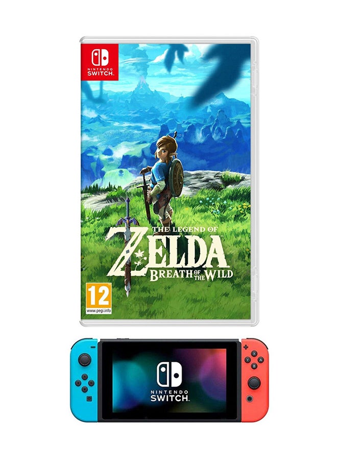 Switch Console With The Legend Of Zelda: Breath Of The Wild(Intl Version) Game