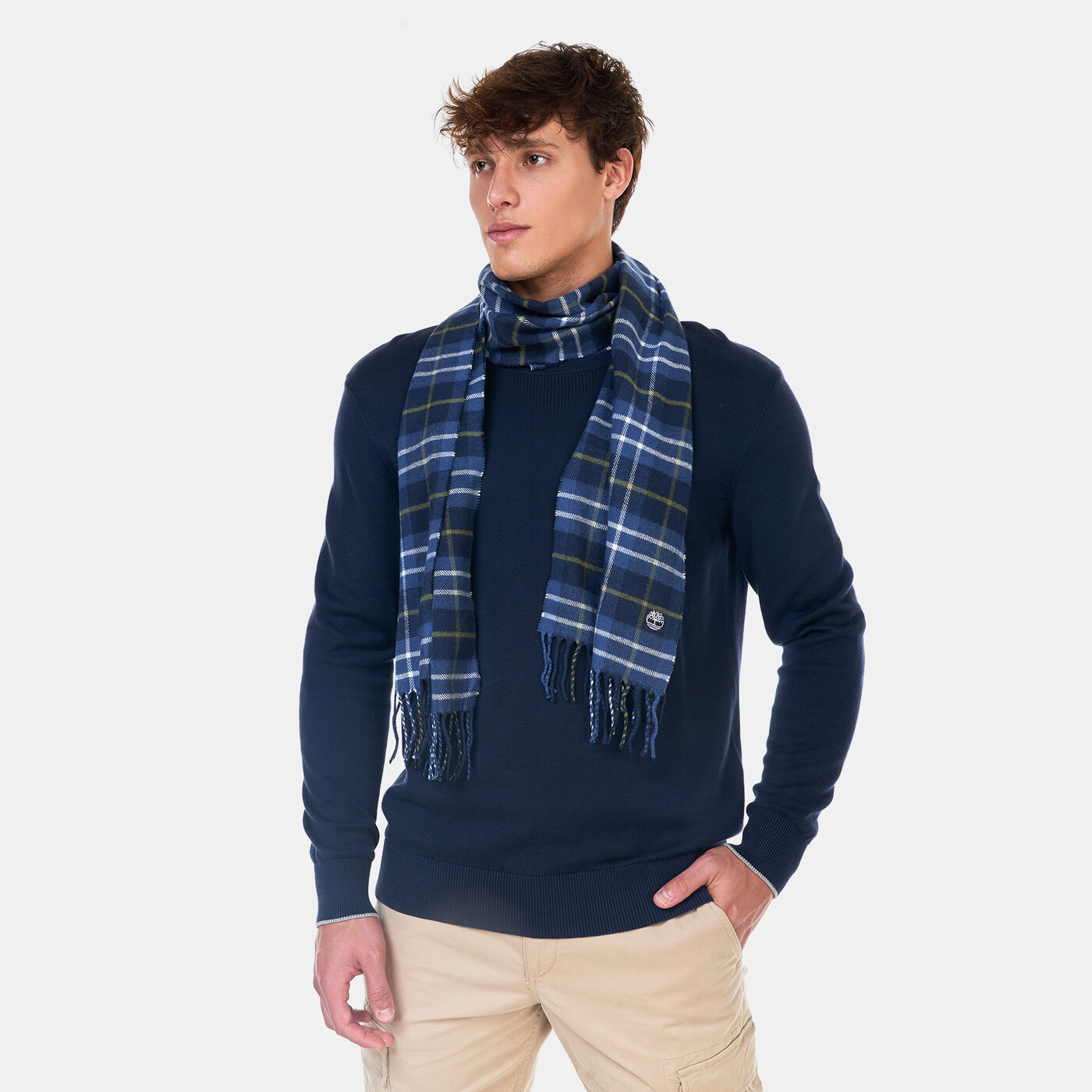 Men's Plaid Scarf