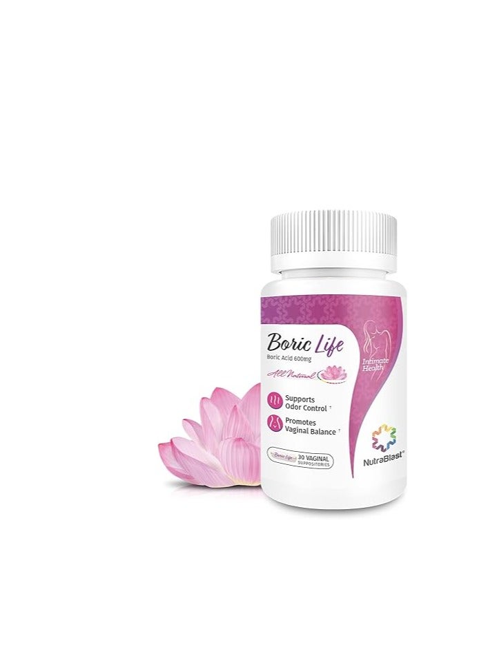 Boric Acid Suppositories Intimate Health Support