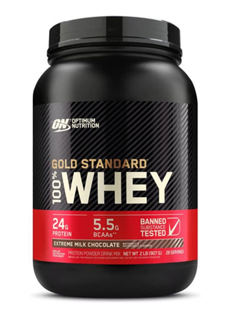 Gold Standard 100% Whey Protein Powder 907gm - Extreme Milk Chocolate