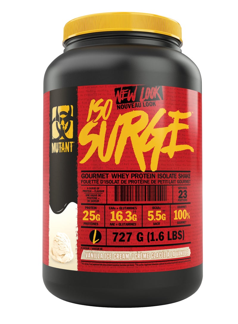 ISO Surge 727g (1.6lbs) - Vanilla Ice Cream