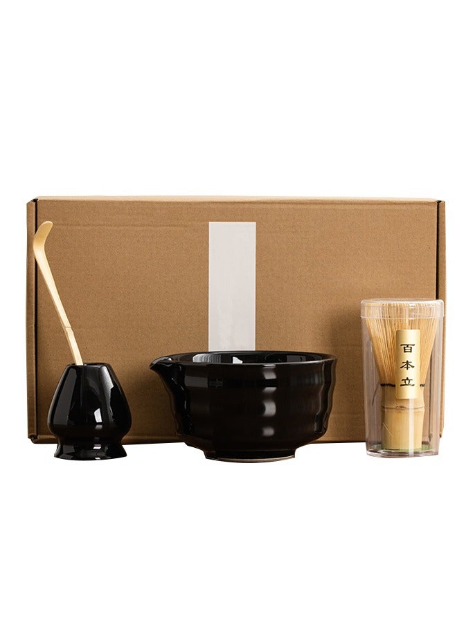 4-Pcs Matcha Kit Set， Japanese Tea Making Tools
