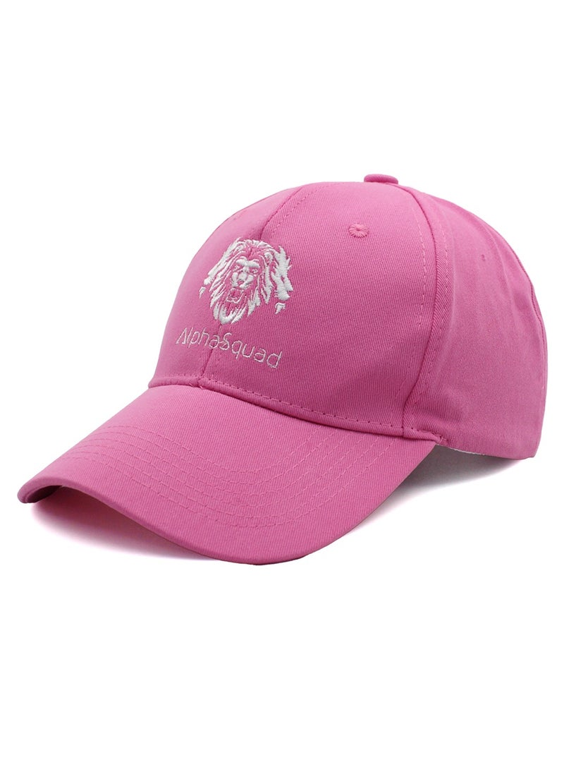 AlphaSquad Baseball Cap Unisex Adjustable Size for Sports, Running, Gym Workouts and Outdoor Activities (Pink)