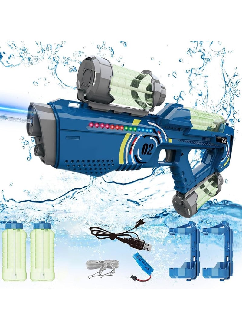 Electric Water Gun, Water Pistol,Water Guns Powerful Long Distance 10 Meters Range, Water Pistols for Kids Adults, Automatic Watergun Water Blaster Toys for Summer Pool Beach Party,750ml