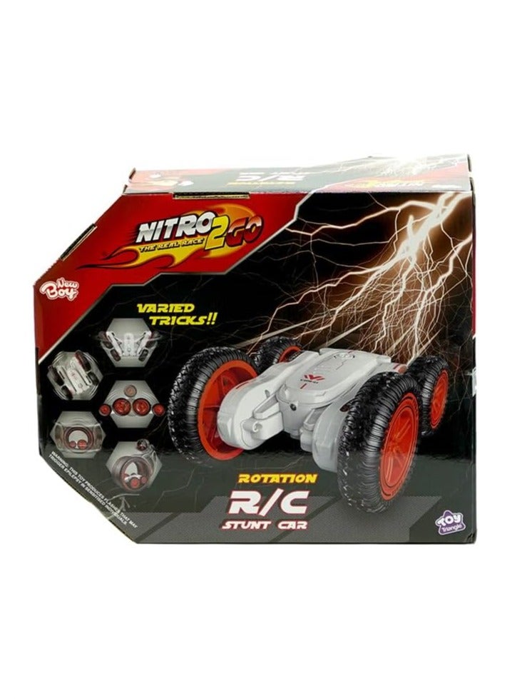 Nitro2Go RC Rotation Stunt Car with Remote control Stunt Toy for boys with age 3, Inbuild Music