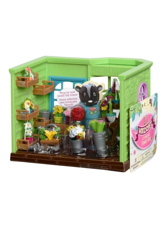 32-Piece Flower Shop Playset