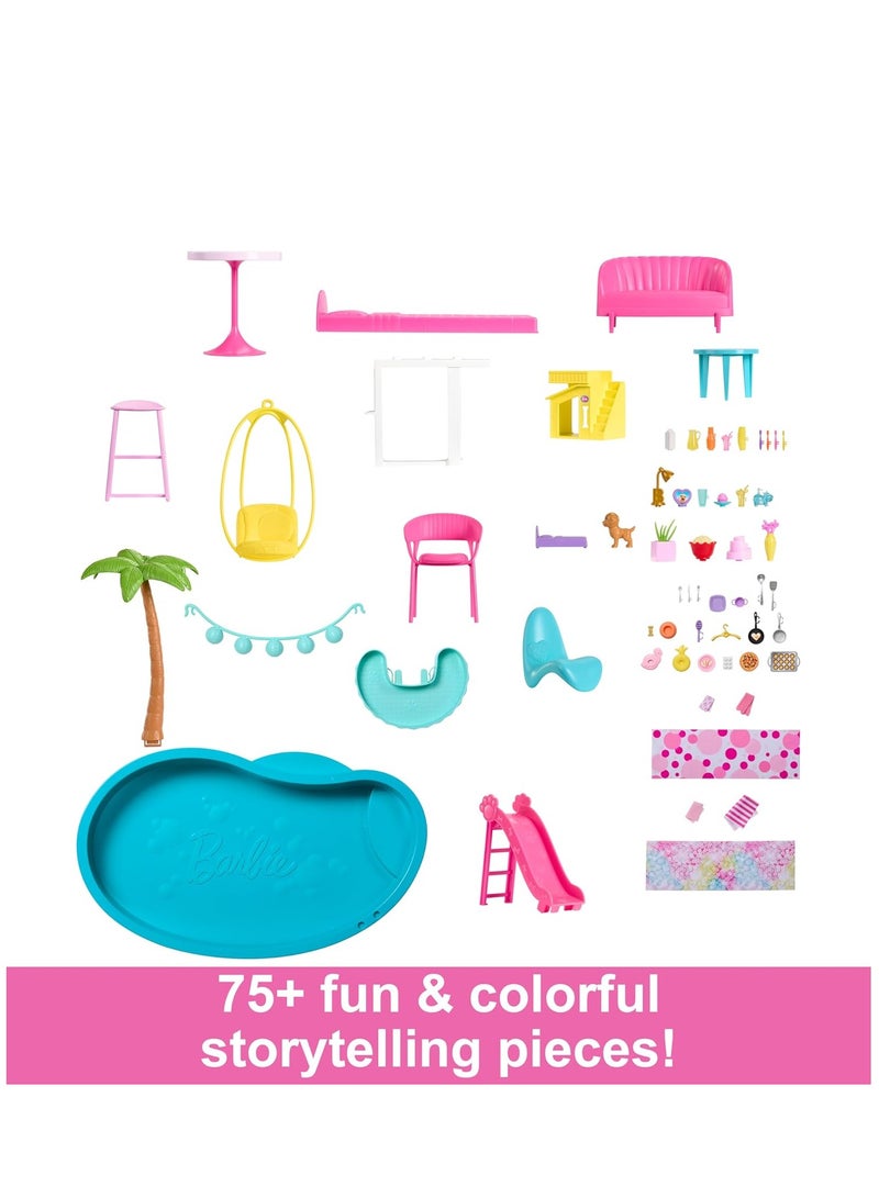 Barbie Dreamhouse Pool Party Doll House HMX10
