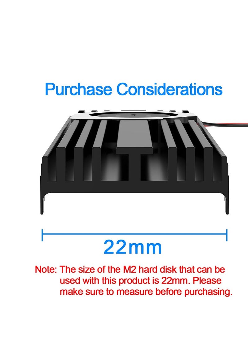 M.2 Heatsink for NVME 2280 SSD - Supports Single/Double Sided M.2 SSD Cooling with Thermal Silicone Pads. Cooler for Computer, PC, for PS5. Ideal for PCIe NVME or NGFF SATA M.2 SSD Installation