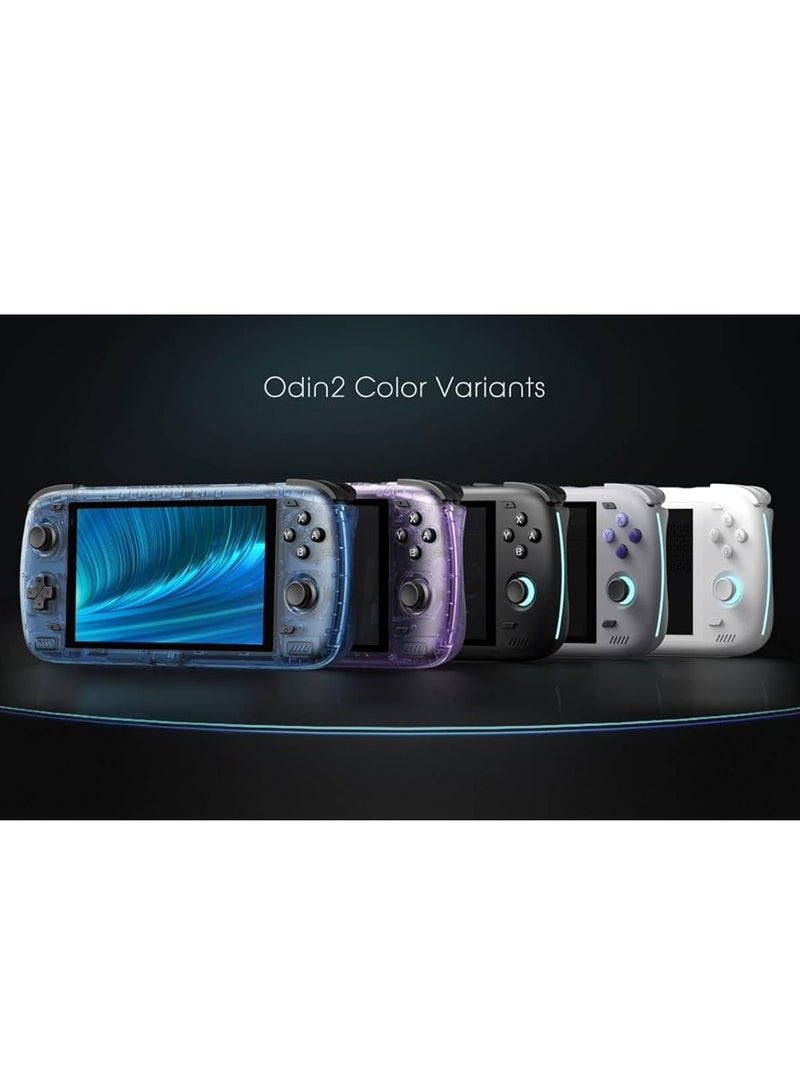 Odin 2 Android Handheld Gaming Console, Snapdragon 8 Gen 2 Octa-core CPU, Adreno 740 GPU, 6-inch 1080P Screen, Android 13 System High-Performance Retro Game Handheld (12+256GB, Purple)