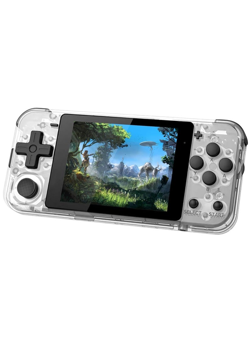 Q90 Portable Game Console, Open Source Linux System, Vibration Motor, 3000+ Games, Compatible with Various Simulators, Hd Picture Quality, Sustainable Use for 6 Hours, for Travel and Camping(64G)