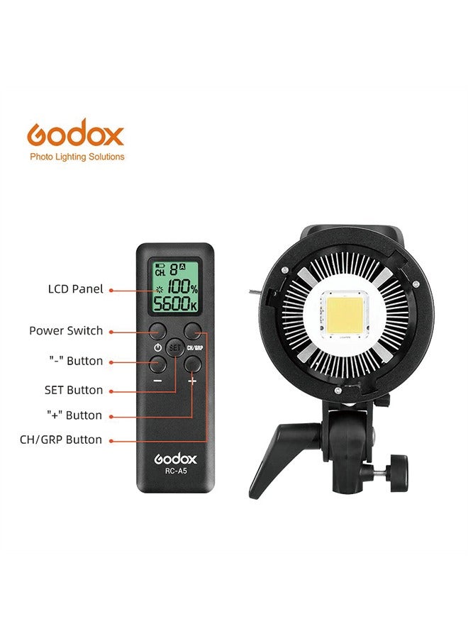 Godox SL-60W CRI 95+ LED Video Light SL60W White 5600K Version 60WS Bowens Mount+Remote Control+Reflector