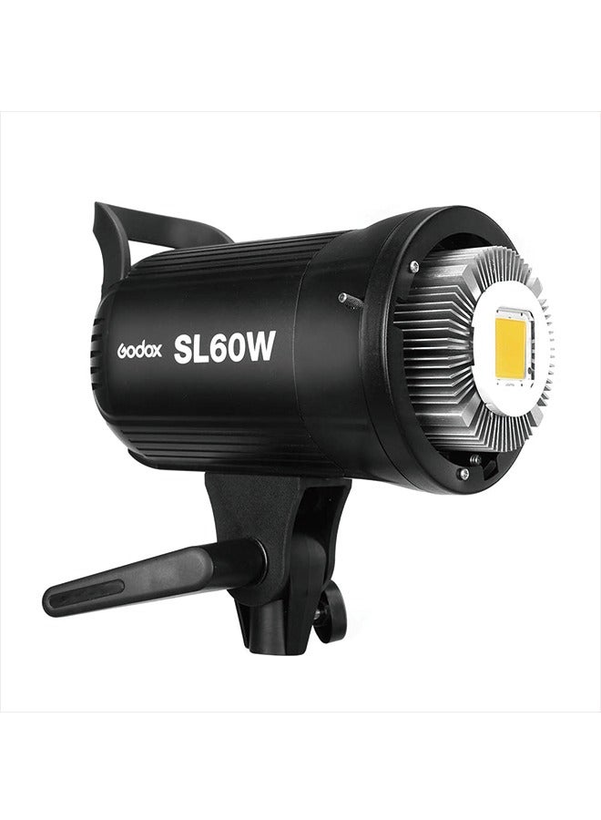 Godox SL-60W CRI 95+ LED Video Light SL60W White 5600K Version 60WS Bowens Mount+Remote Control+Reflector