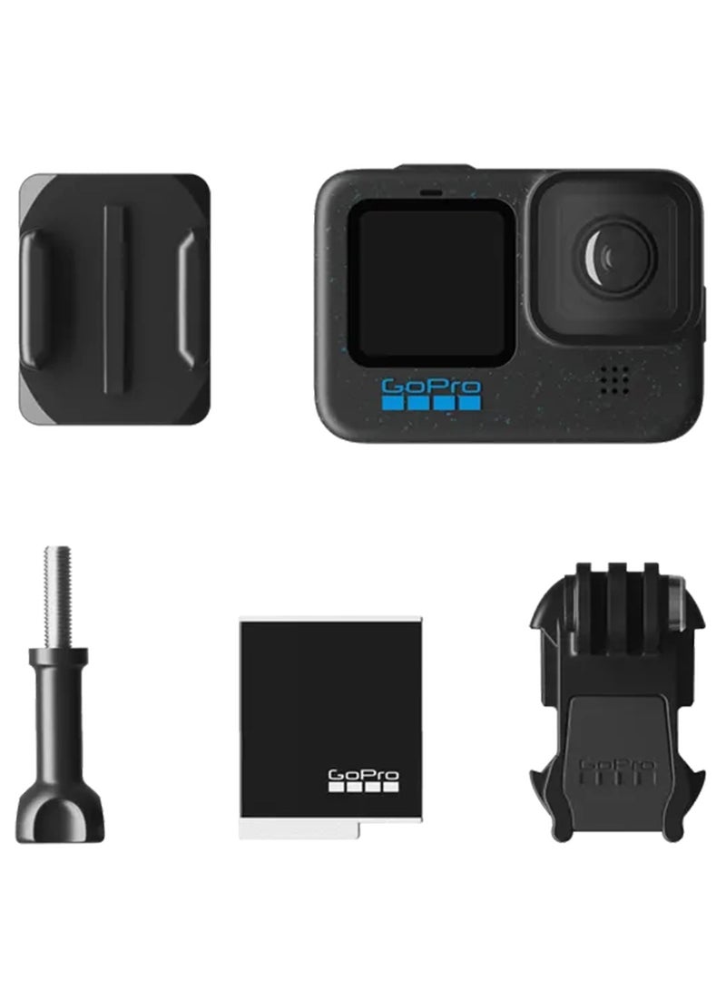 HERO12 Black Creator Edition - Includes HERO12 Black, Volta (Battery Grip, Tripod, Remote), Media Mod, Light Mod, Enduro Battery, and Carrying Case official GoPro KSA Version