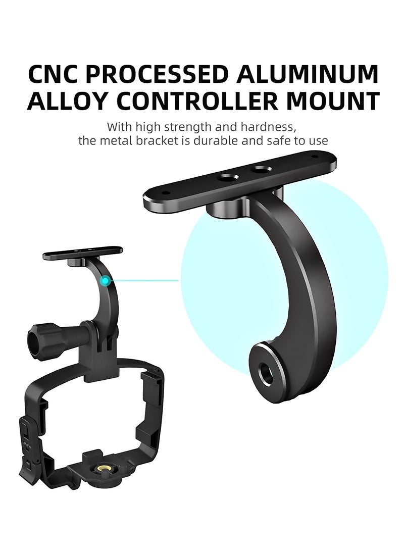 Drone Adapter Holder, Portable Drone Shooting Extended Adapter Handheld Mount Bracket Drone Upgrade Parts Camera Drone Mount Compatible with DJI RC Mini 3 Pro