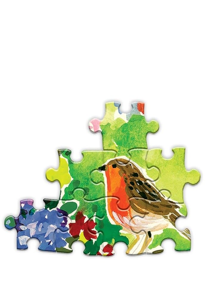 eeBoo: Piece and Love Seagull Garden 1000-piece Rectangular Adult Jigsaw Puzzle, Jigsaw Puzzle for Adults and Families, Includes Glossy, Sturdy Pieces and Minimal Puzzle Dust