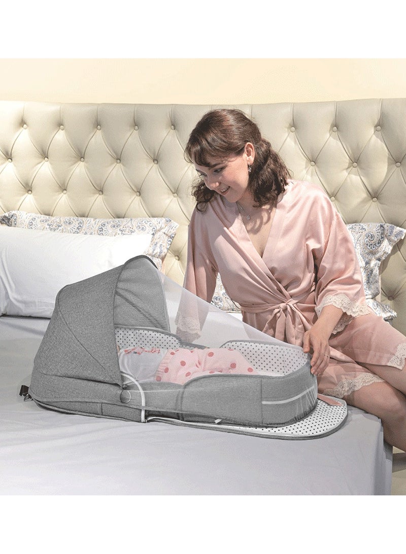 Portable Baby Bed Travel Bassinet Foldable Infant Crib Baby Cots for Newborn Toddlers