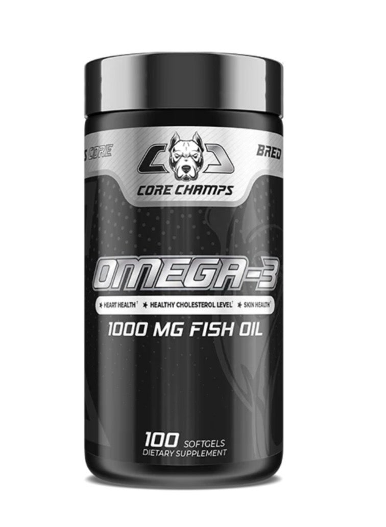 Omega-3 Fish Oil 1000mg, 100 Softgels 100 Servings