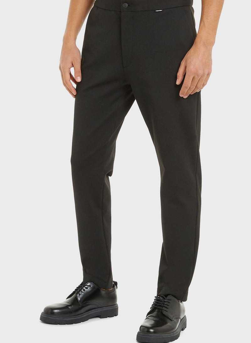 Comfort Knit Tapered Trousers