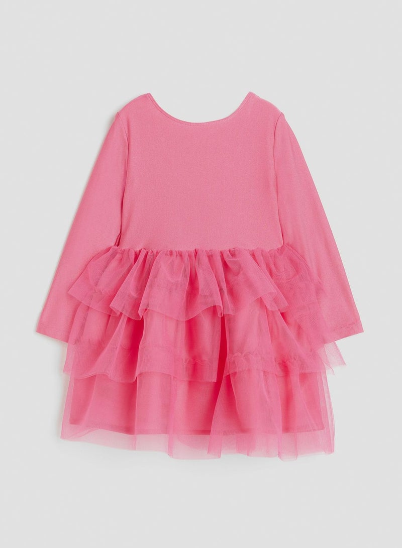 Kids Essential Tulle Midi Dress