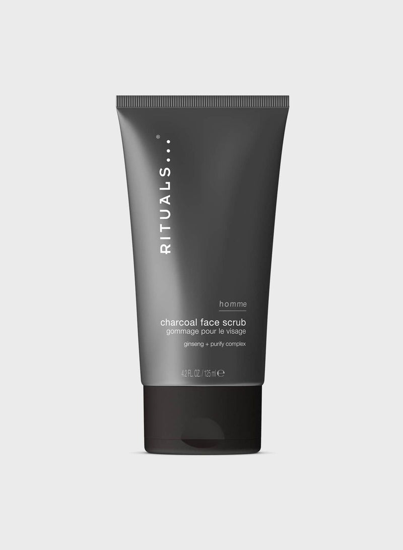 Homme Charcoal Face Scrub