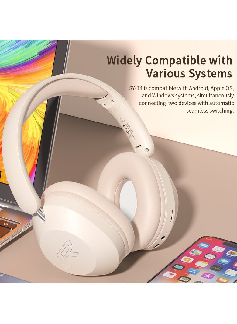 Over Ear 360° ACS SY-T4 ENC Bluetooth Headset V5.3 Wireless Noise Reduction