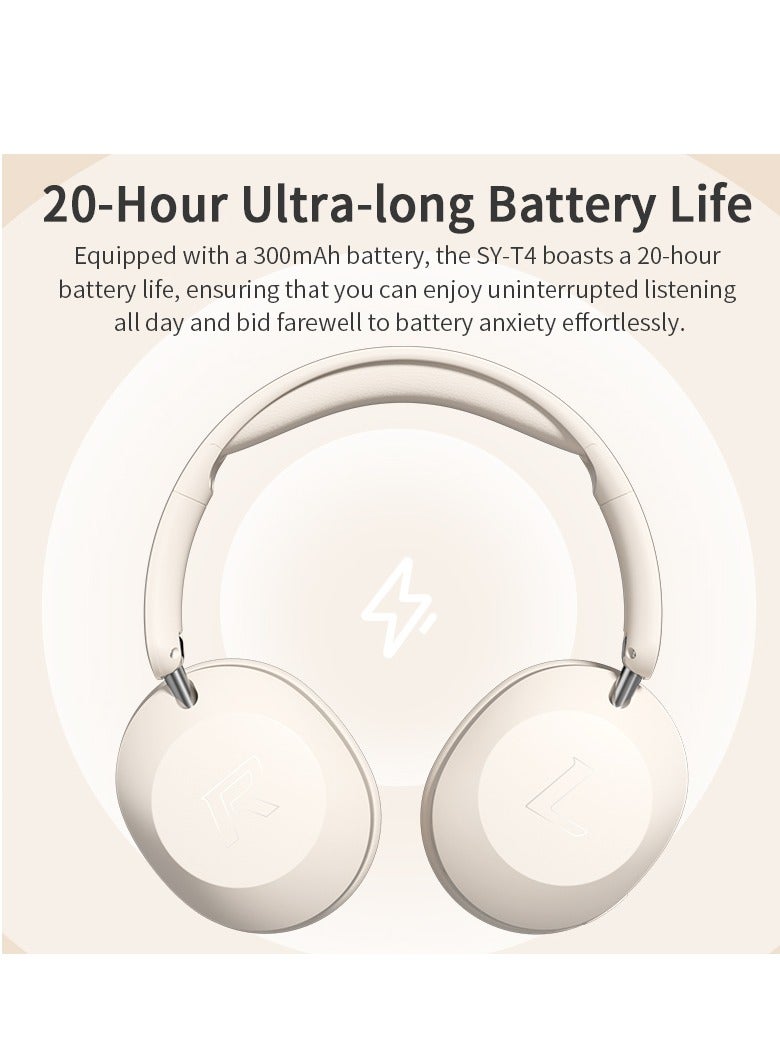 Over Ear 360° ACS SY-T4 ENC Bluetooth Headset V5.3 Wireless Noise Reduction