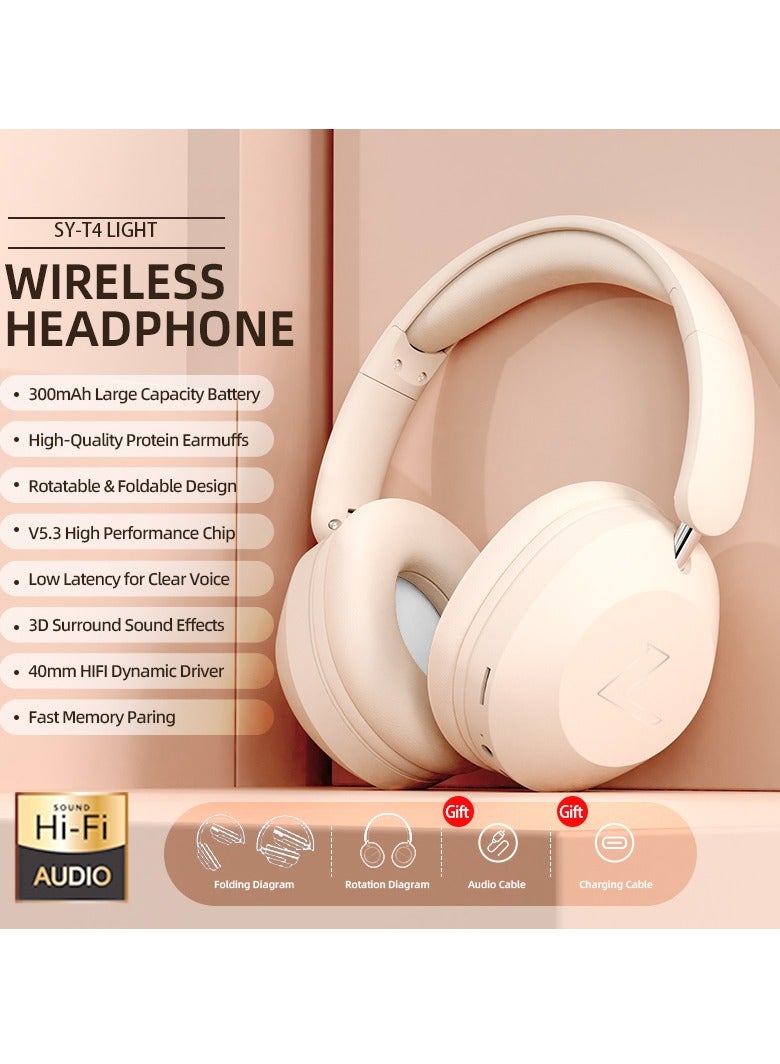 Over Ear 360° ACS SY-T4 ENC Bluetooth Headset V5.3 Wireless Noise Reduction