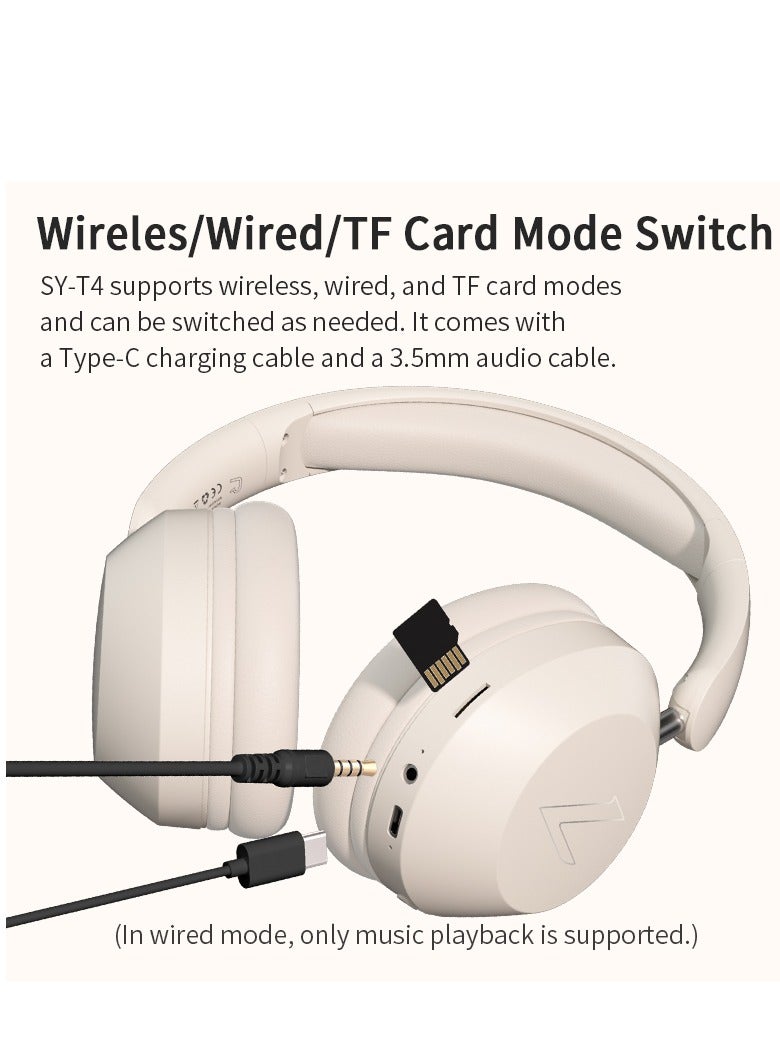 Over Ear 360° ACS SY-T4 ENC Bluetooth Headset V5.3 Wireless Noise Reduction