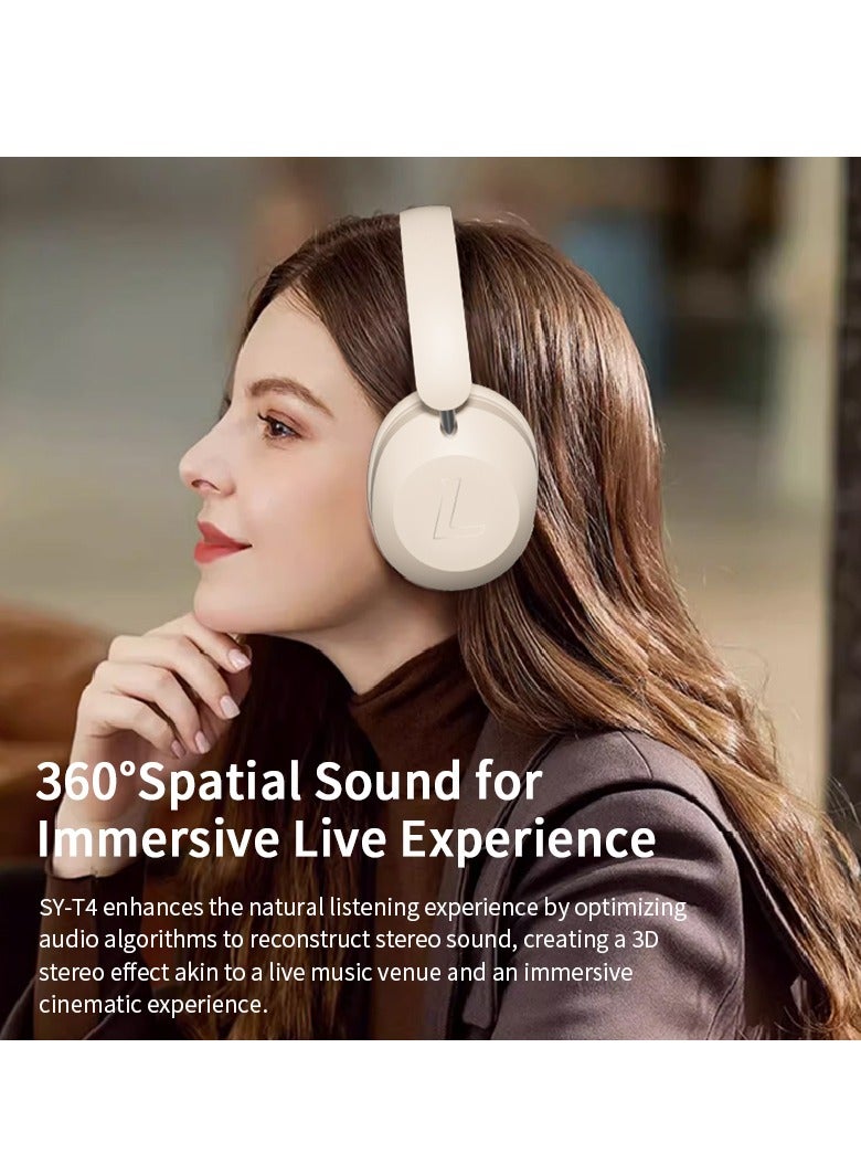 Over Ear 360° ACS SY-T4 ENC Bluetooth Headset V5.3 Wireless Noise Reduction