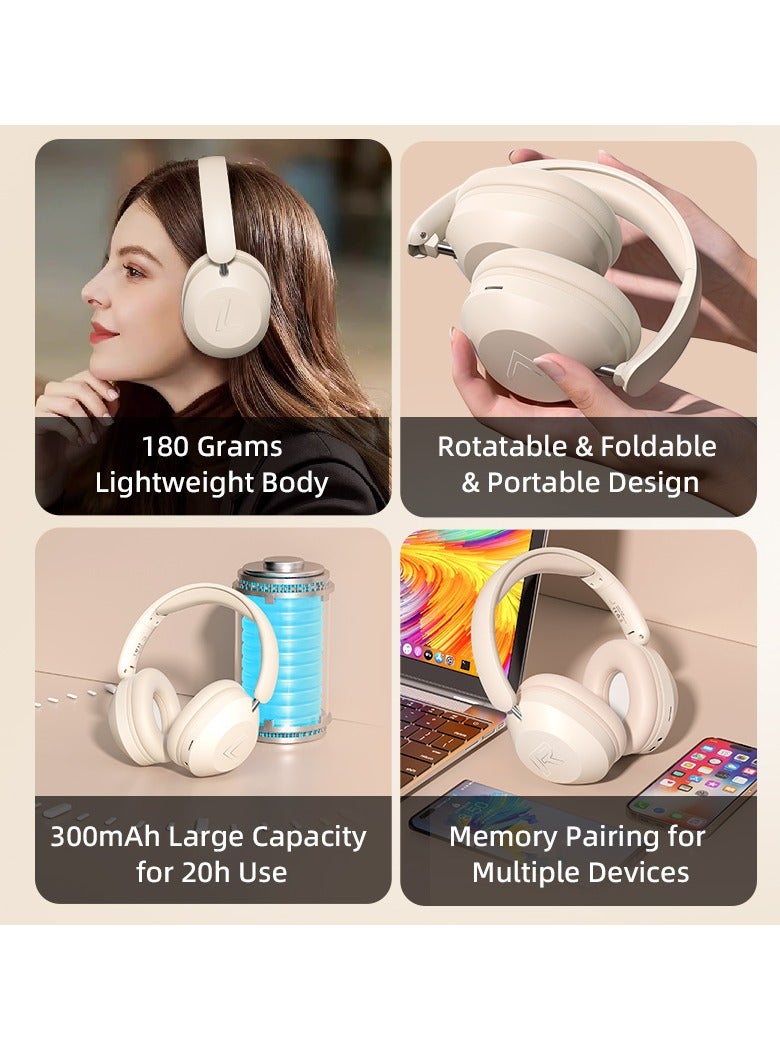 Over Ear 360° ACS SY-T4 ENC Bluetooth Headset V5.3 Wireless Noise Reduction