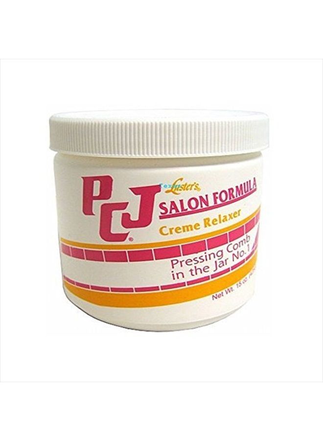 PCJ Salon Formula Creme Relaxer Pressing Comb in the Jar 15oz