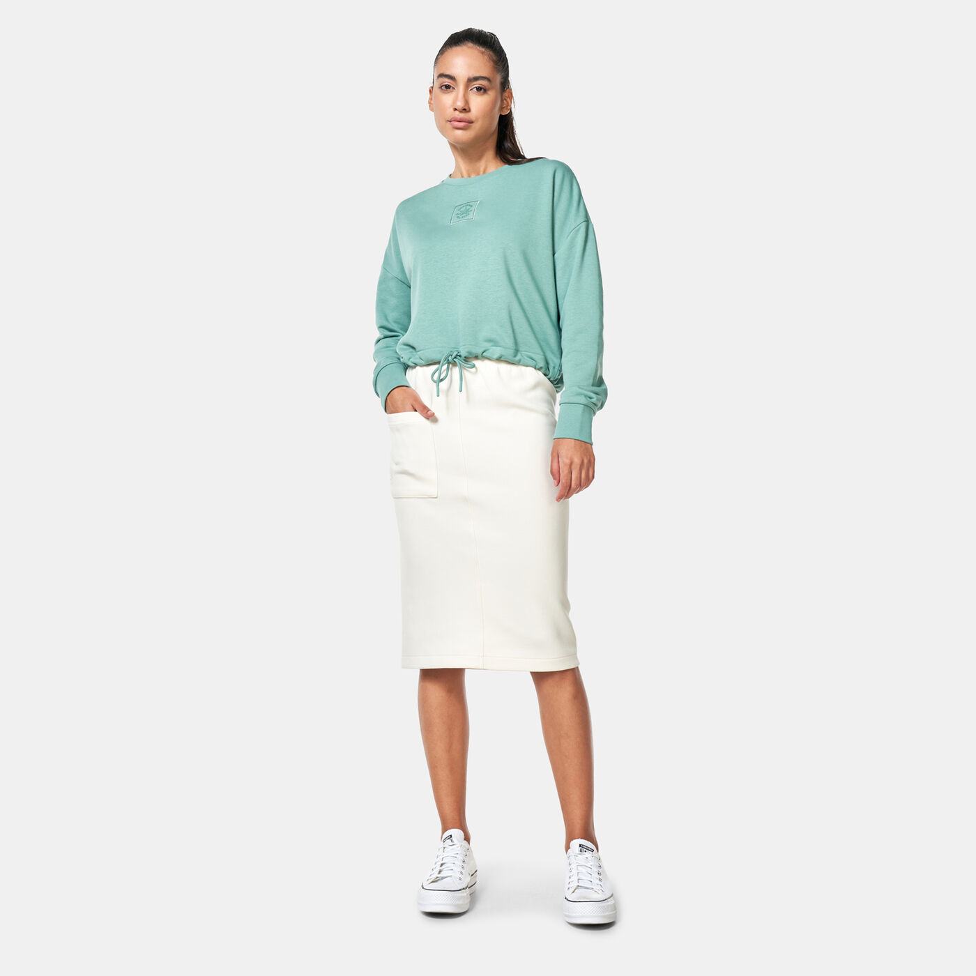 Women's Chuck Taylor Embro Pocket Midi Skirt