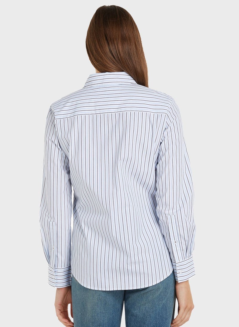 Striped Button Down Shirt