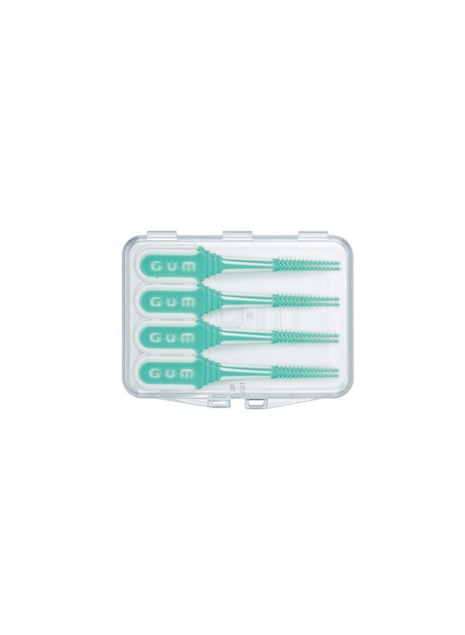 Softpicks Comfort Flex Easy To Use Dental Picks For Teeth Cleaning Health Disposable Interdental Brushes With Convenient Carry Case Dentist Recommended Dental Picks Mint 80Ct (4Pk)