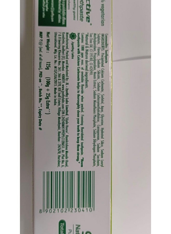 Neem Active Toothpaste 100 Grams Pack Of 3