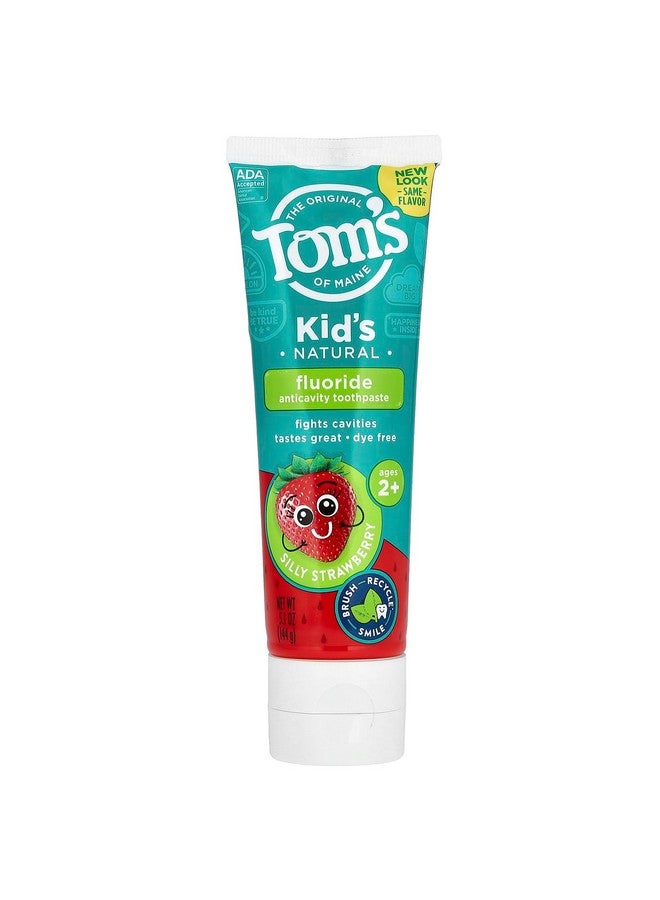 Natural Kid'S Fluoride Toothpaste Silly Strawberry 5.1 Oz. (Back In Original Formula)
