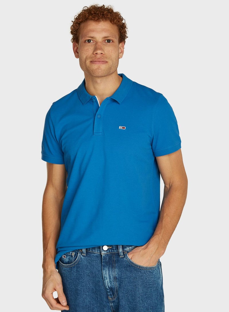 Logo Slim Fit Polo