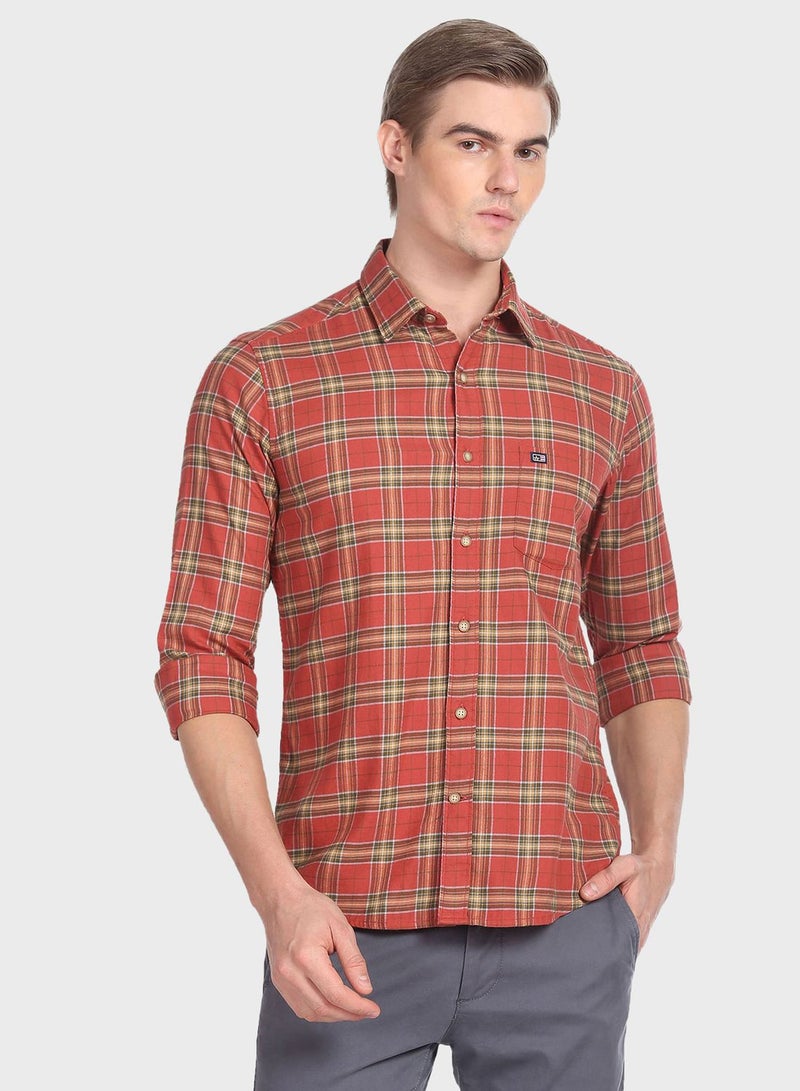 Checked Regular Fit Shirt