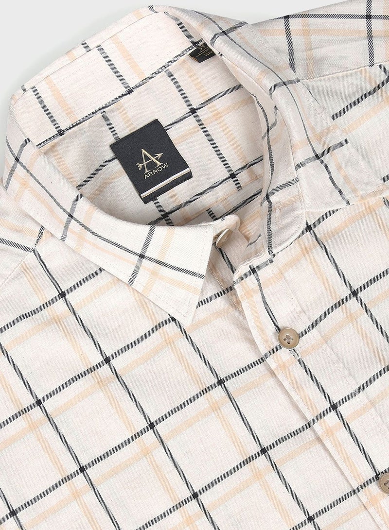 Checked Regular Fit Shirt