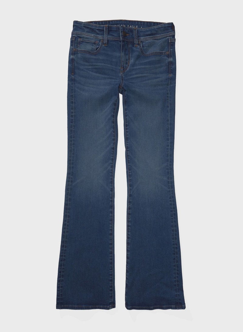 High Waist Stright Jeans