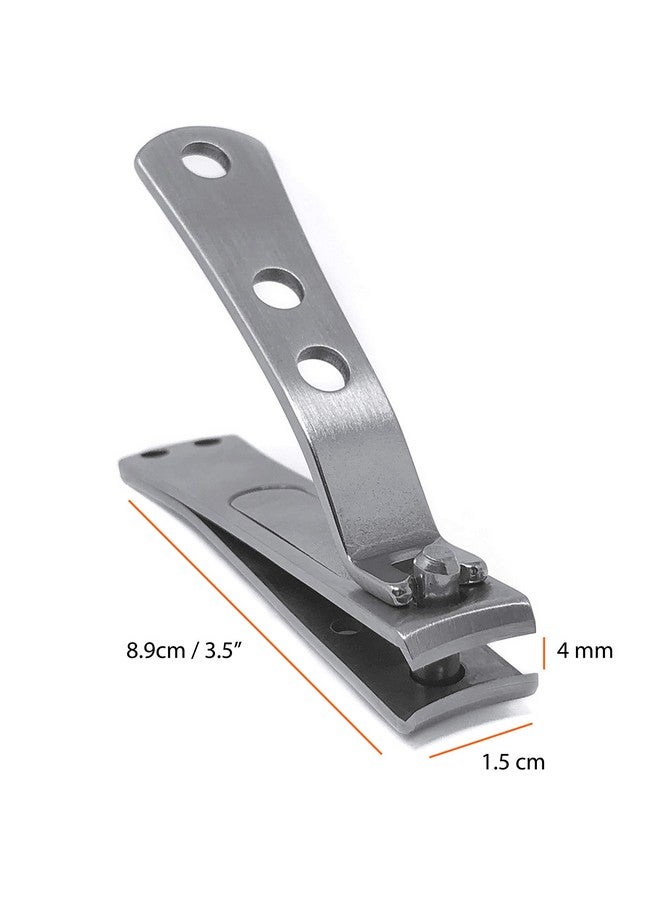 Nail Clippers For Thick Nails Heavyduty Stainless Steel Tough Professional Toenail Clippers W/Builtin File Nail Cutters For Seniors And Adults
