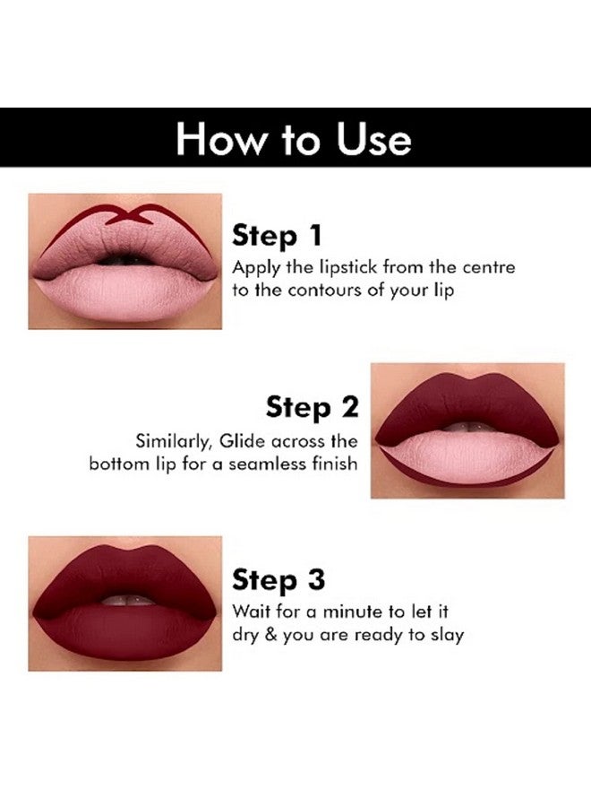 Beauty 4Pcs Lipstick Combo Pack Of 2In1 Swiss Liquid & Matte Lipsticks For Women Long Lasting Smudge & Waterproof