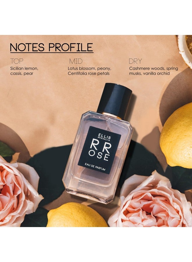 Rrose Eau De Parfum For Women Clean Perfume Lemon Pear & Rose Perfume For Women Musk Perfumes For Women Long Lasting Perfume