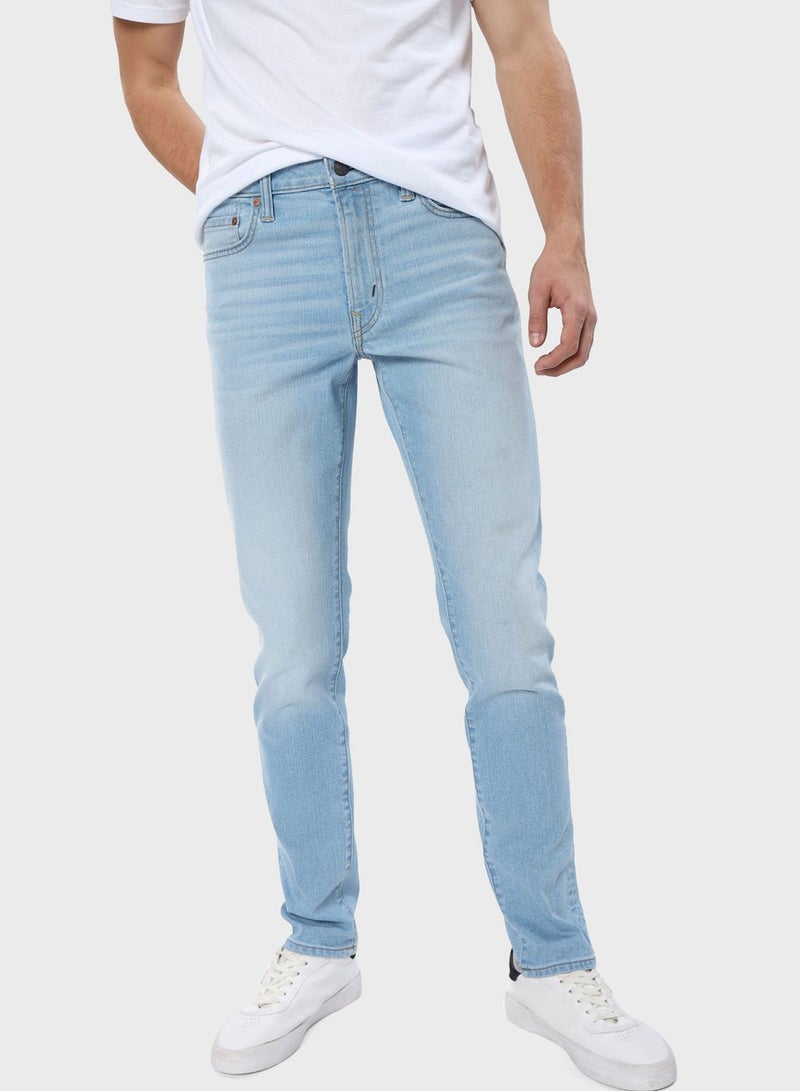 Light Wash Slim Fit Jeans