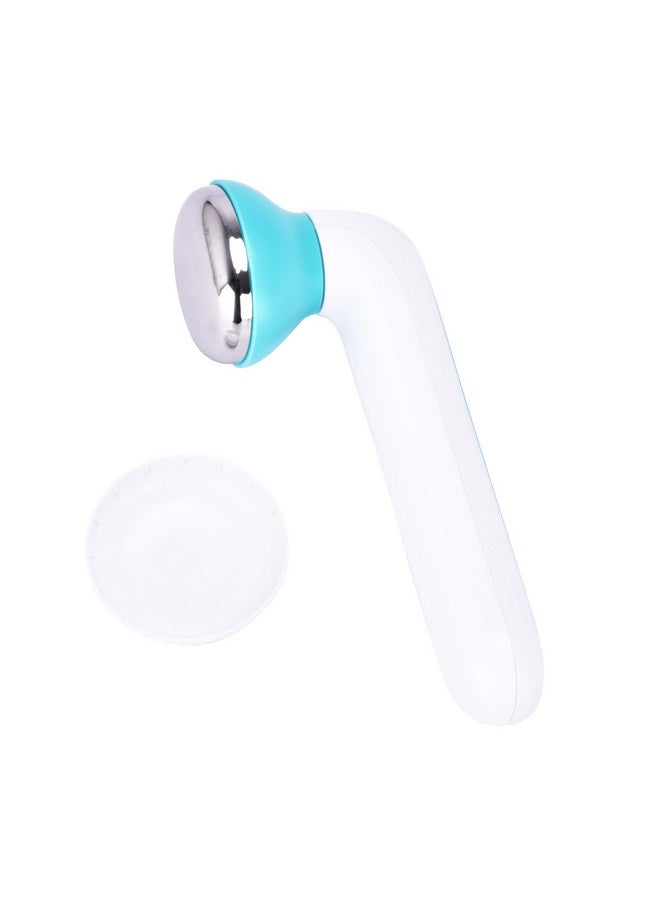 Pino Products Aesthetic Ice Face Roller For Skin Irritation And Puffinessface Massager For All Skin Typeshandle For Hardtoreach Spotsface Sculpting Toolgreen & White