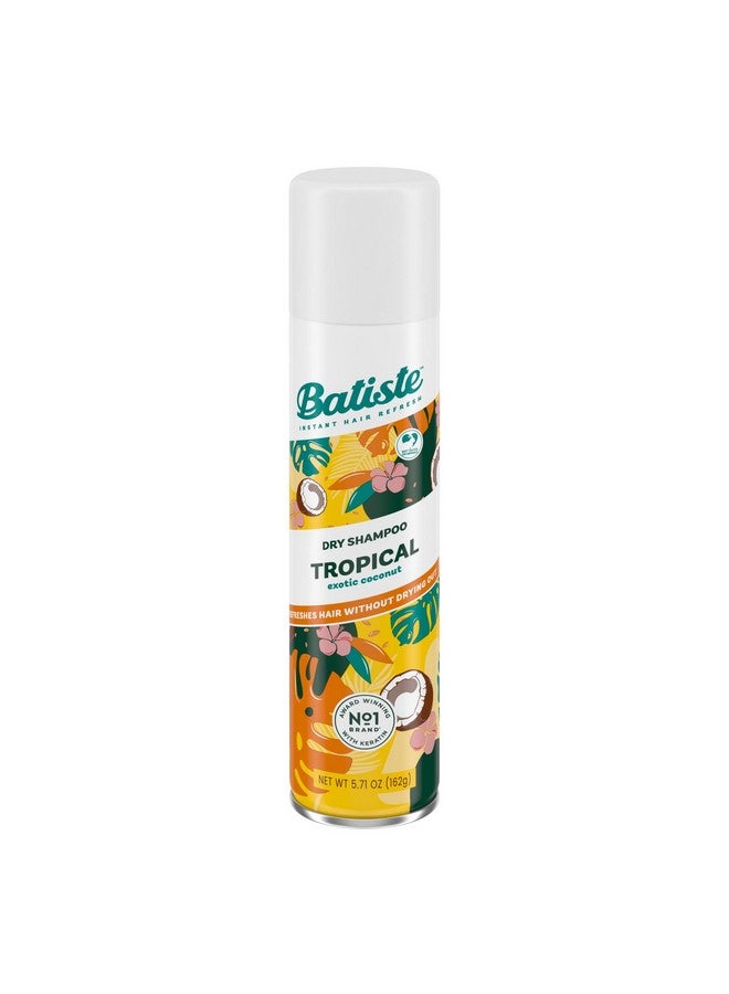 Dry Shampoo Tropical Fragrance Refresh Hair And Absorb Oil Between Washes Waterless Shampoo For Added Hair Texture And Body 5.71 Oz Dry Shampoo Bottle