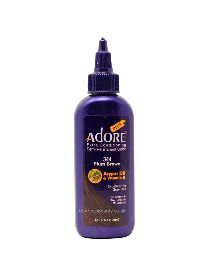 Plus 344 Plum Brown 3.4 Fl Oz