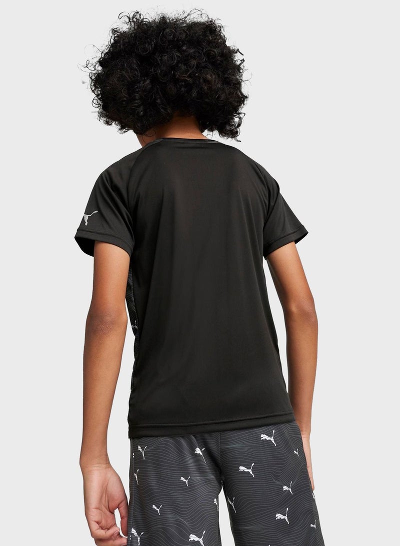 Kids Active Sports Poly Aop T-Shirt