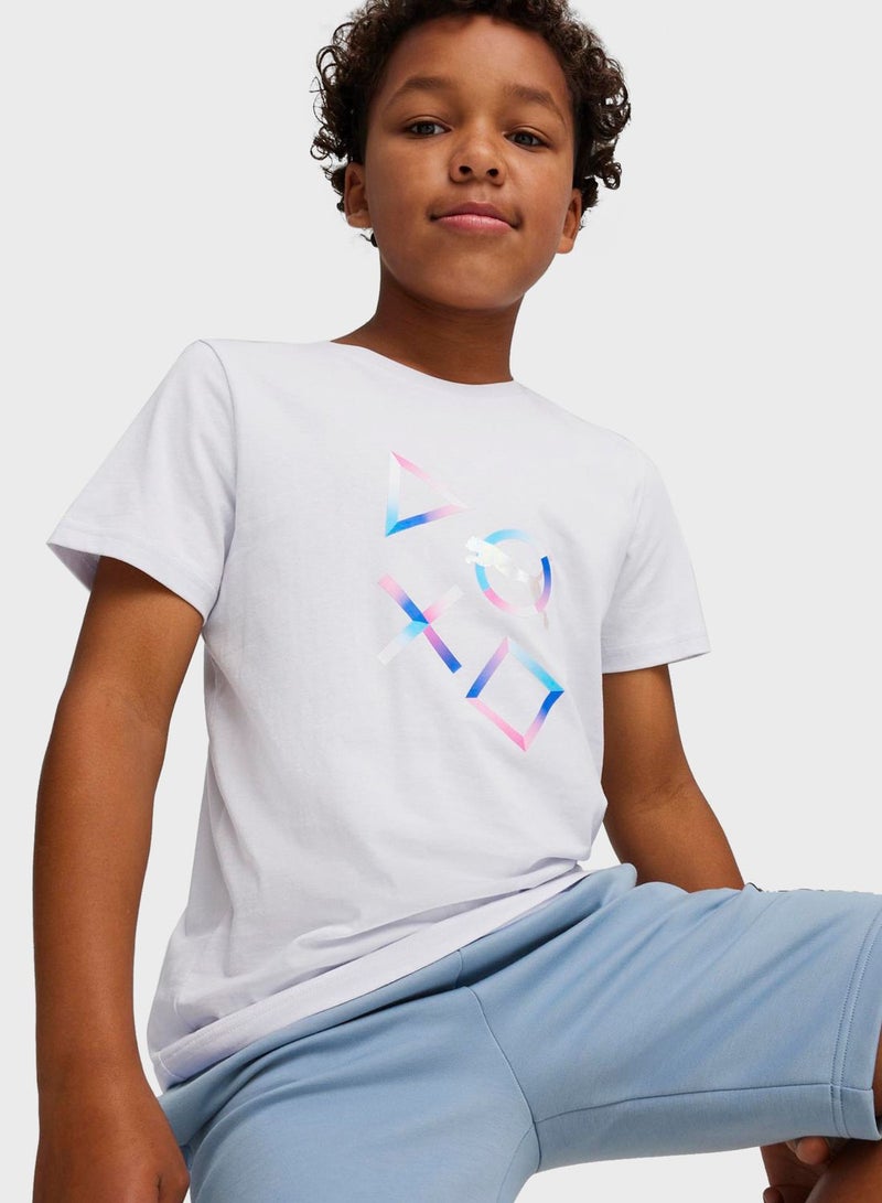 Kids Playstation Graphic T-Shirt