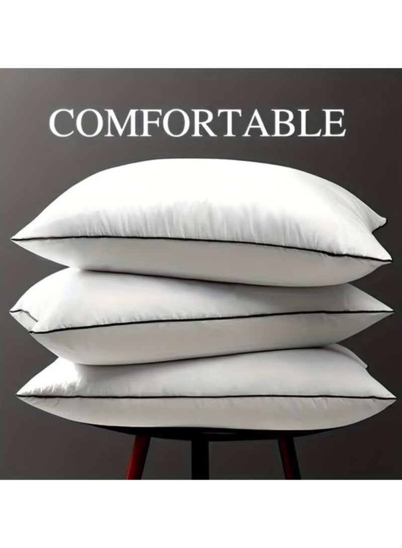 Ultra Super Soft Microfiber Pillow Pack of 2 Breathable, and Machine Washable for Ultimate Support and Comfort